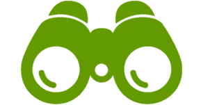 grünes Gernglas Icon